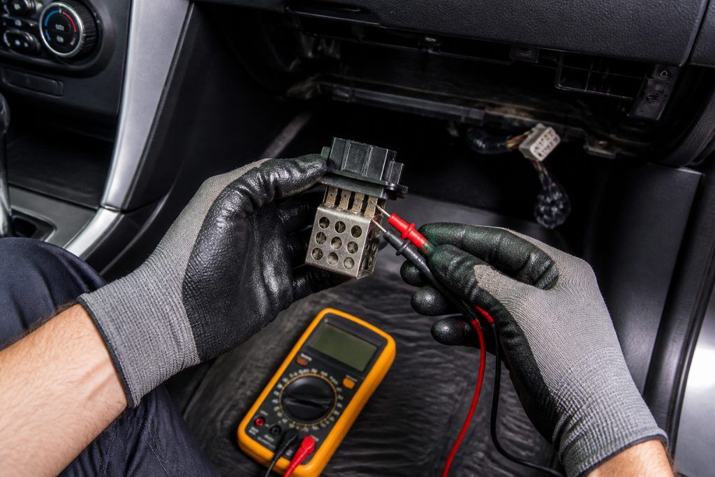 Diagnostic de resistance de chauffage de voiture