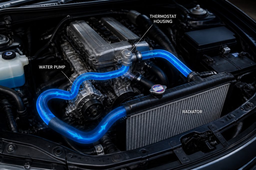 Systeme de refroidissement moteur detaille