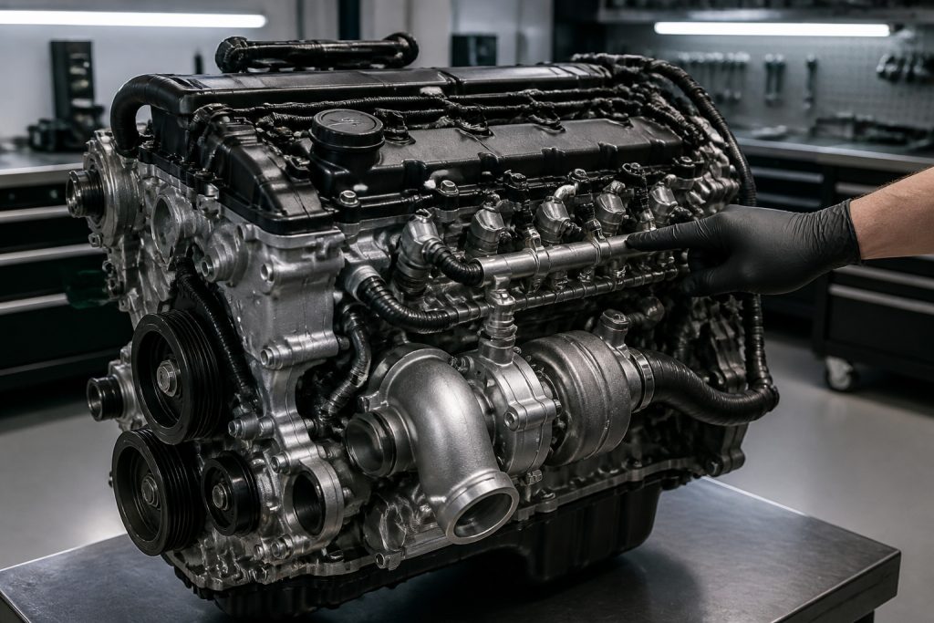Moteur diesel moderne et precis